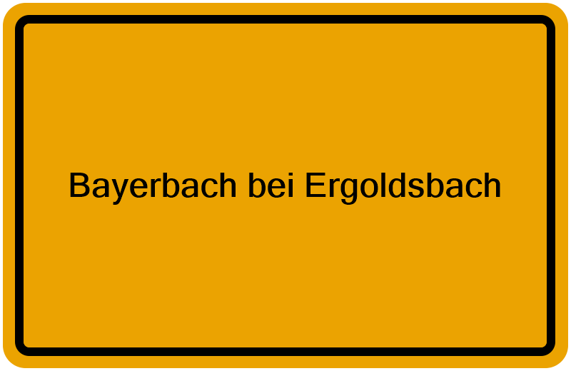 Handelsregister Bayerbach bei Ergoldsbach